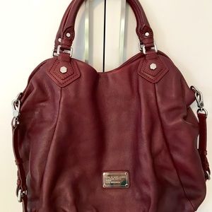 Auth. Marc by Marc Jacobs Franc. Bag in Burgundy